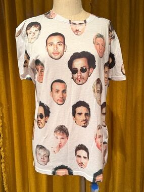 Backstreet Boys Face Print Tee